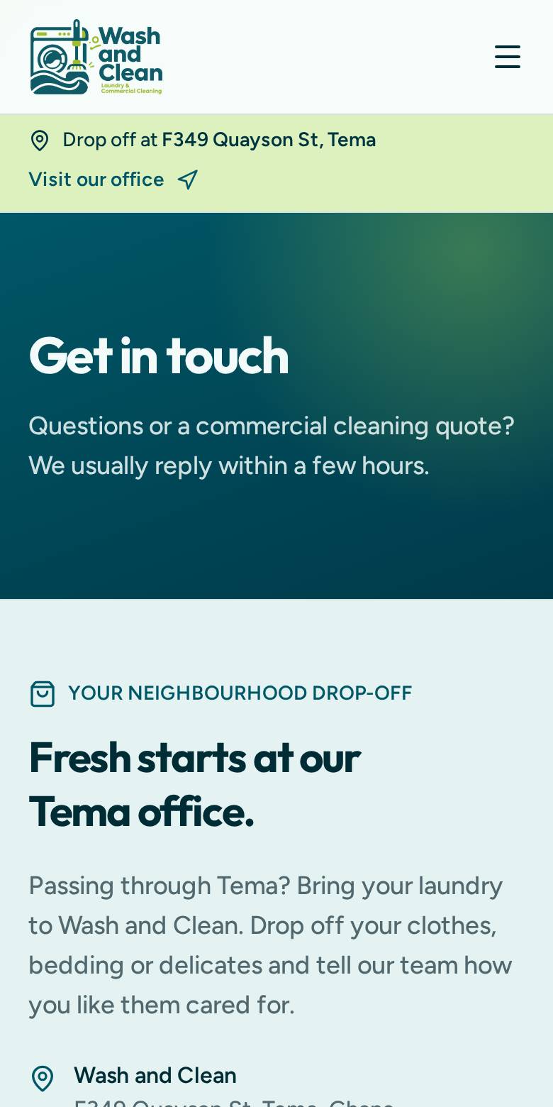3. Add to Home Screen — Wash and Clean on a phone